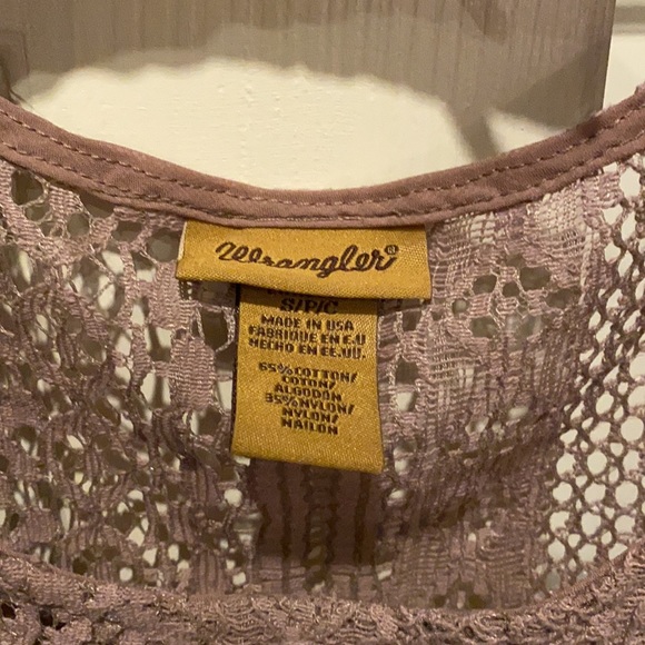 Wrangler Knit Hi/Low Hem Tank Duster Size Small - Picture 3 of 3